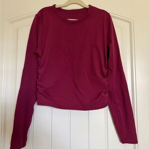 Women's Long Sleeve Lululemon Top - Berry